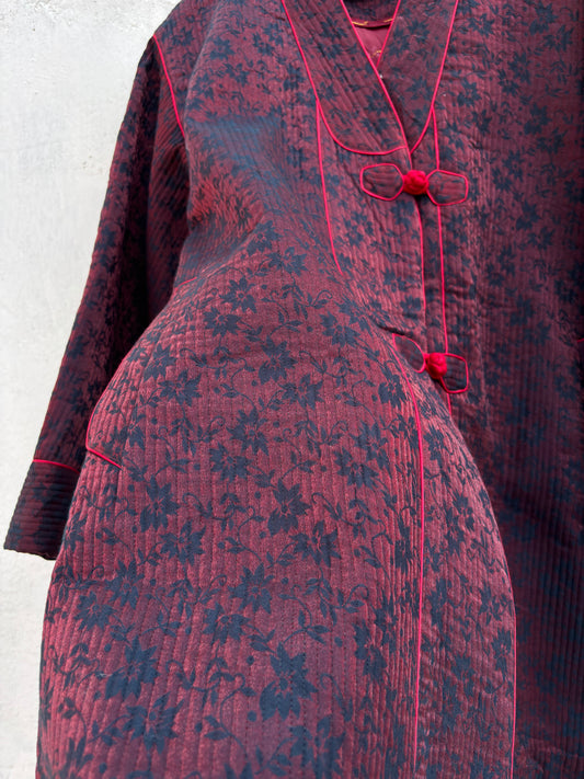 Cheongsam Vintage Jacket: 44”