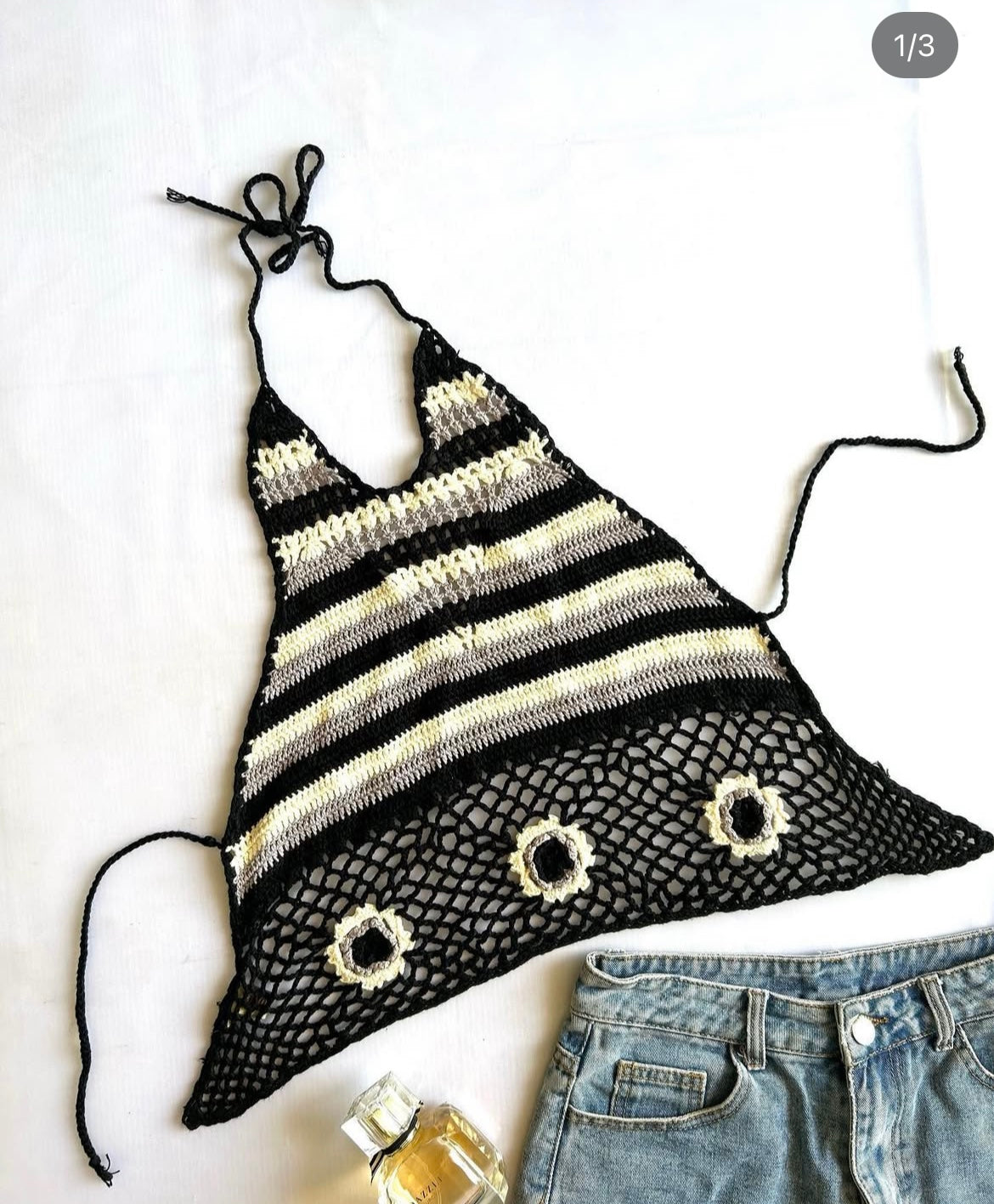 Backless Crochet Top