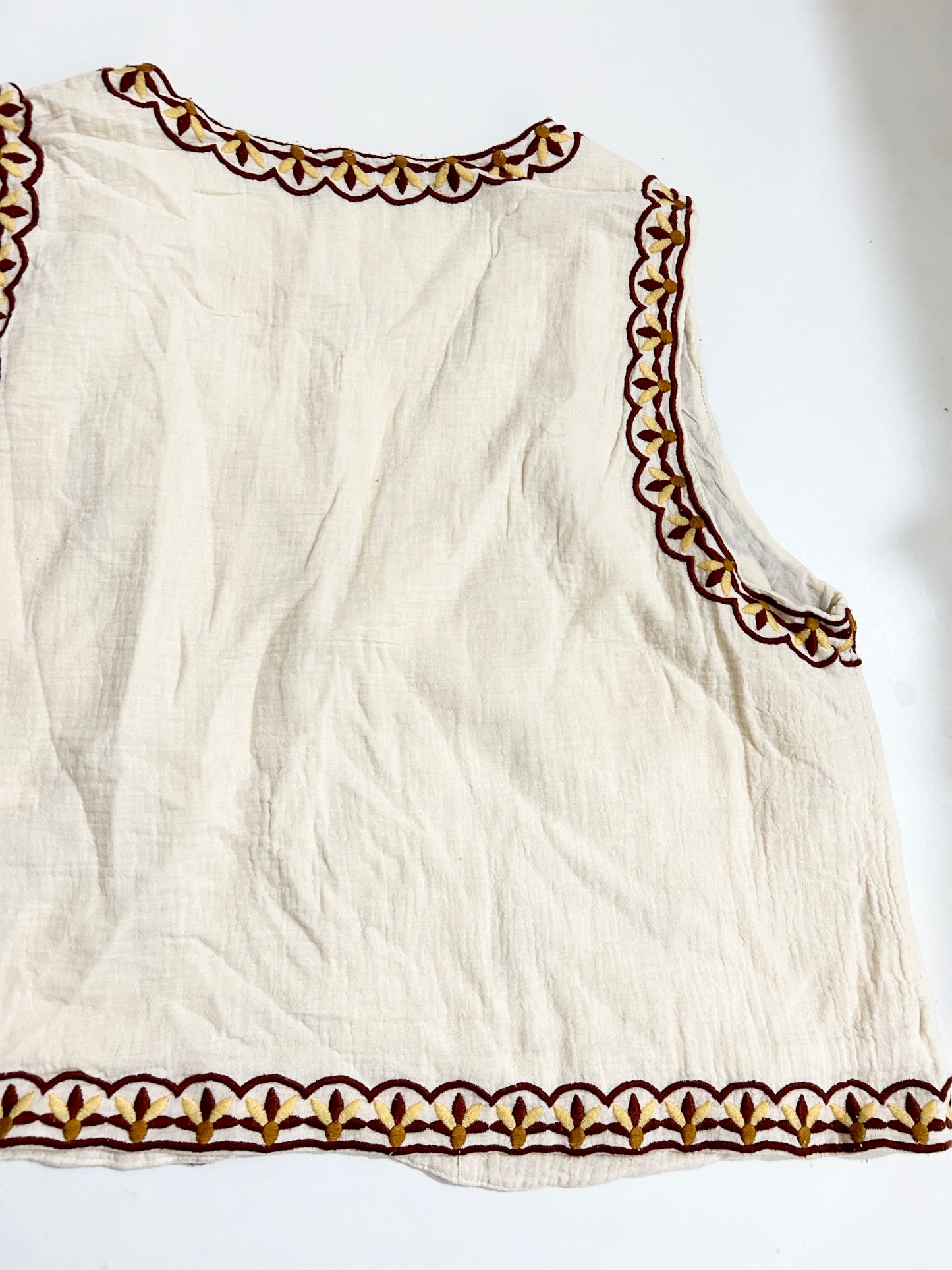 Embroidered Vest