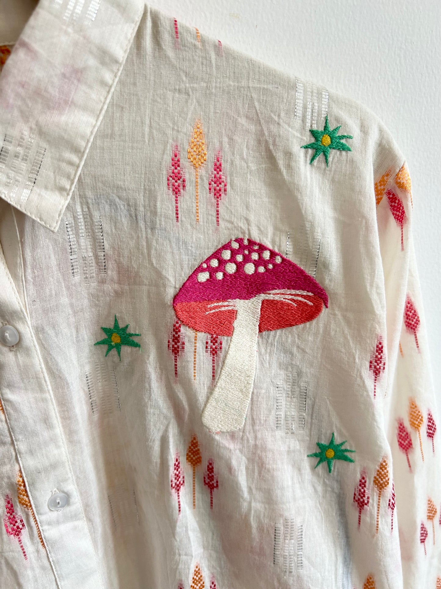 Cotton Embroidered Shirt