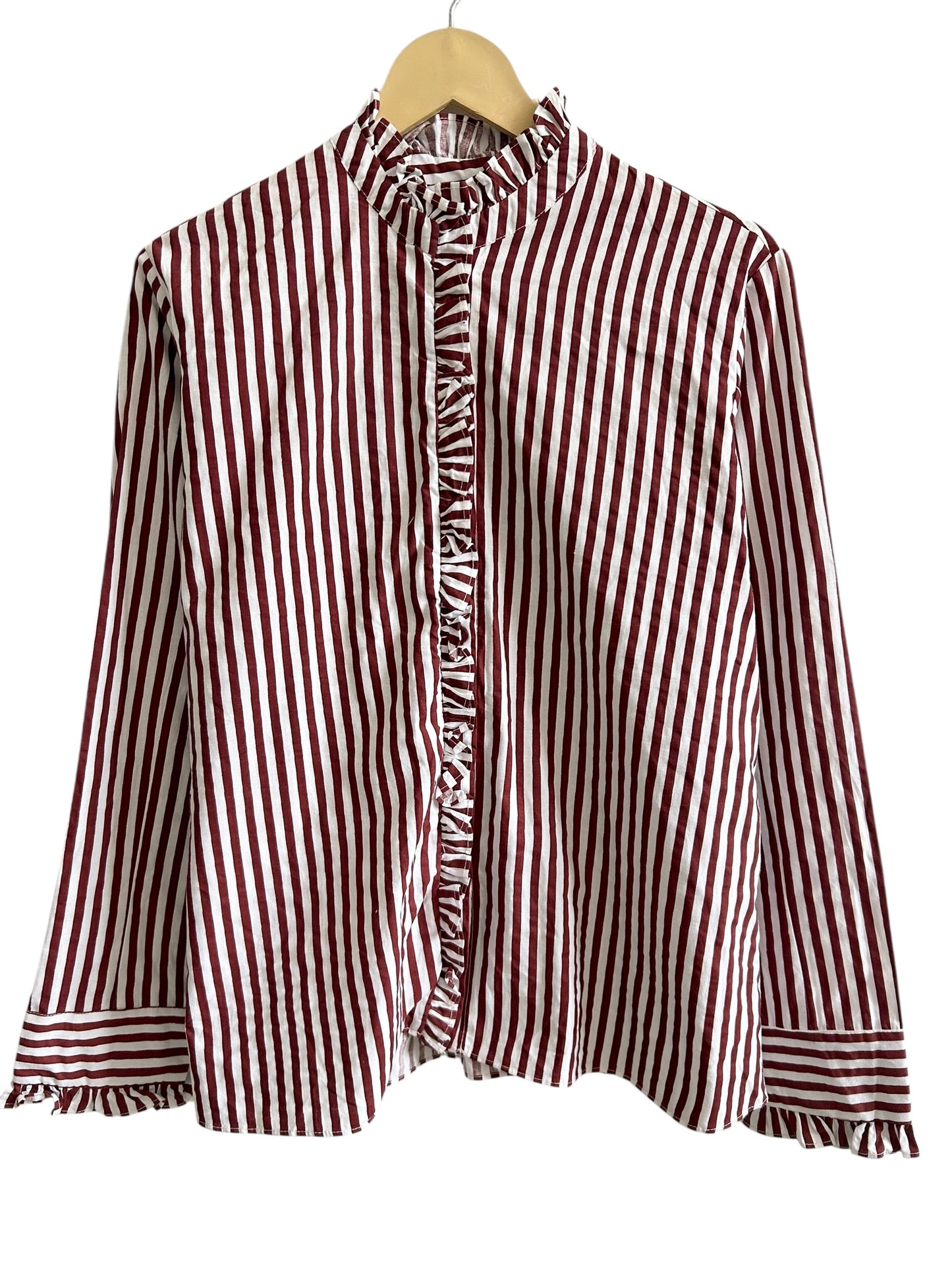 Brown Striped Shirt