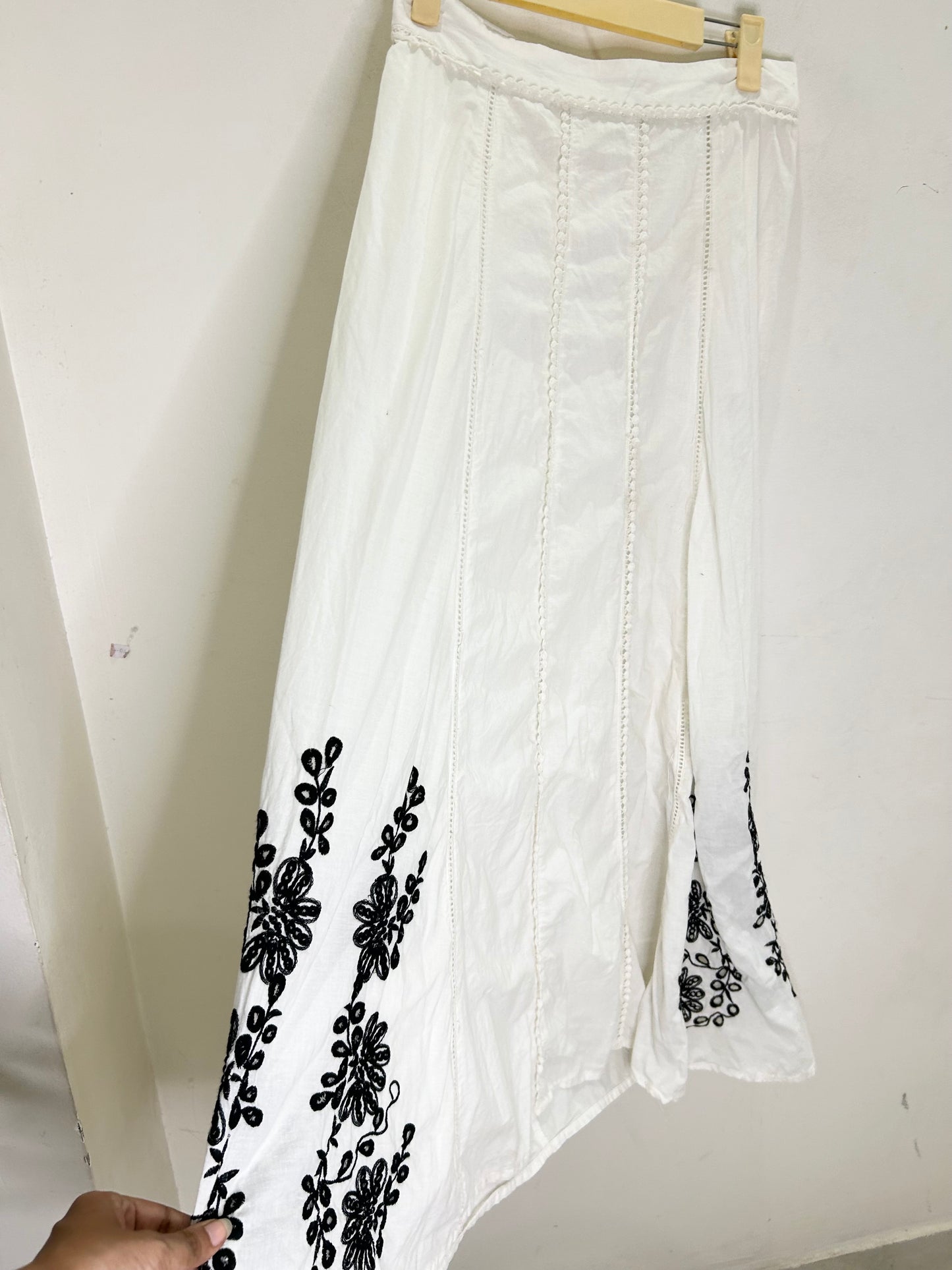 Cotton Embroidered Skirt
