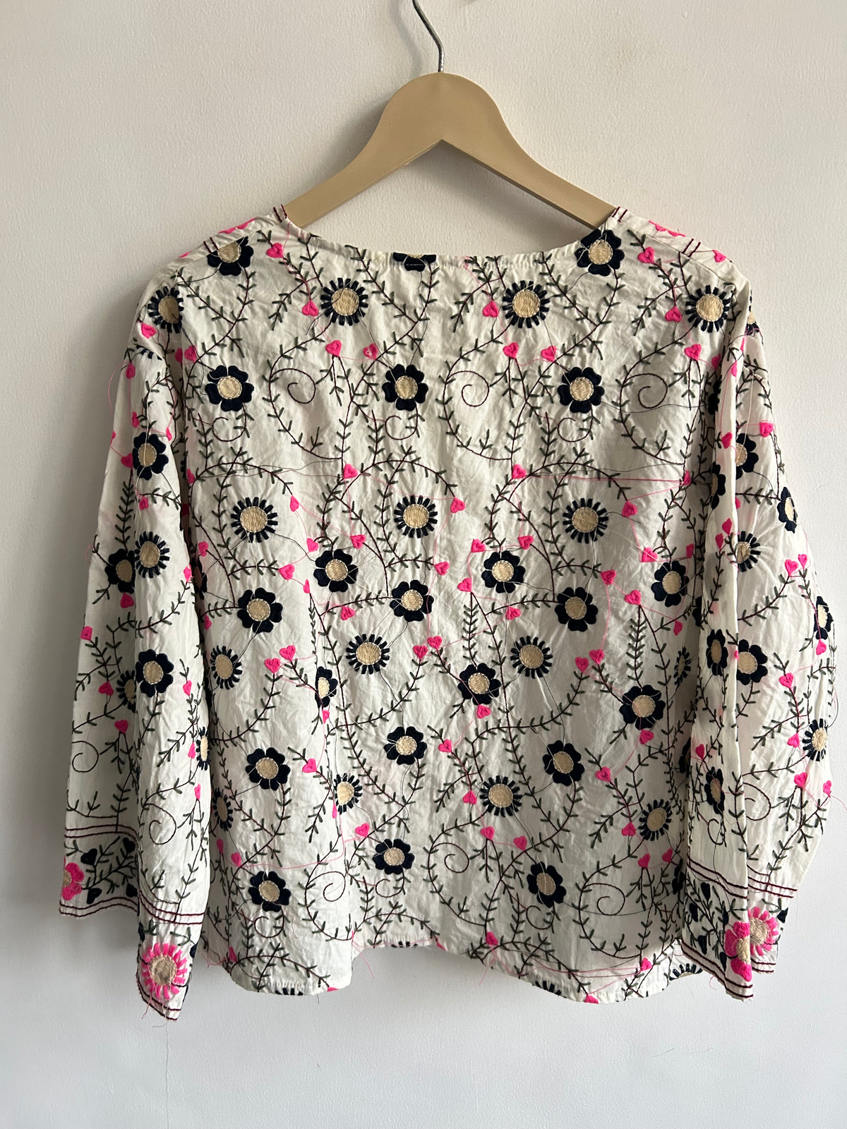 Embroidered Shrug: 46”