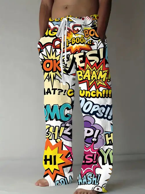 Printed Pants