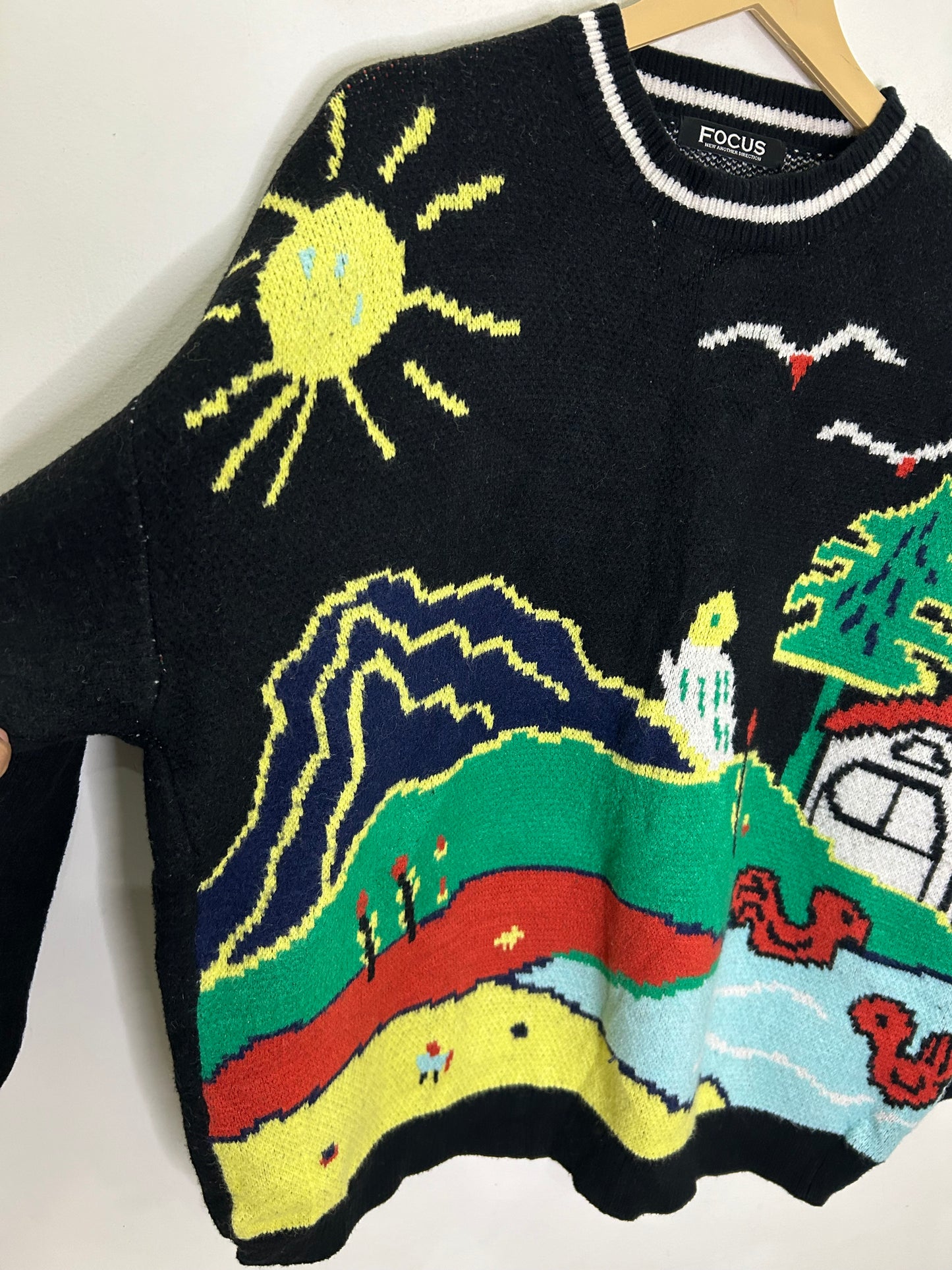 Mountain Landscape Sweater