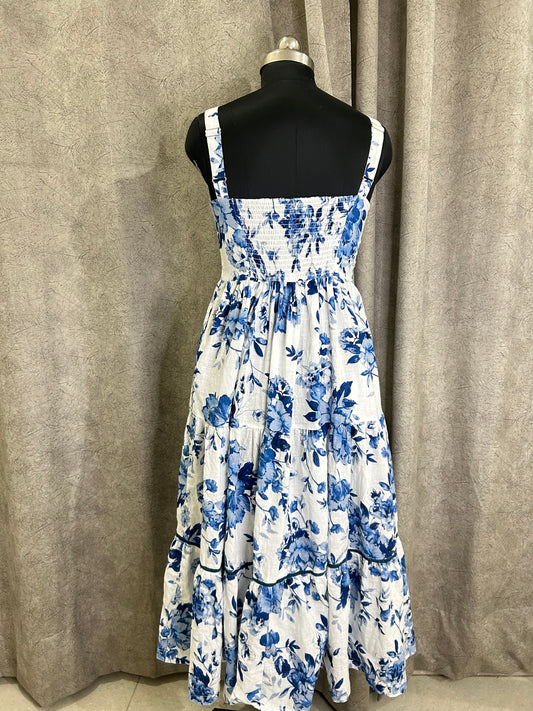 Floral Blue Breeze Dress