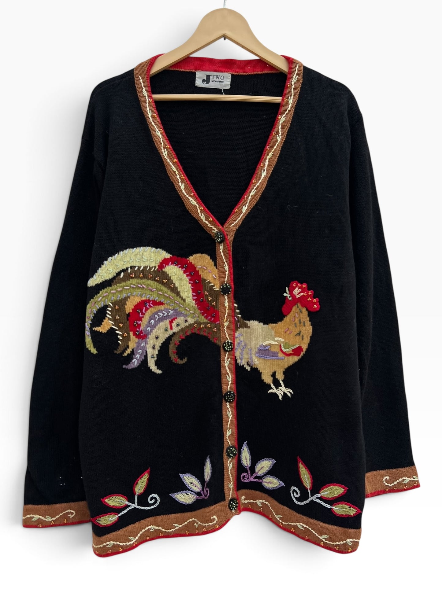 Hen Beaded Sweater