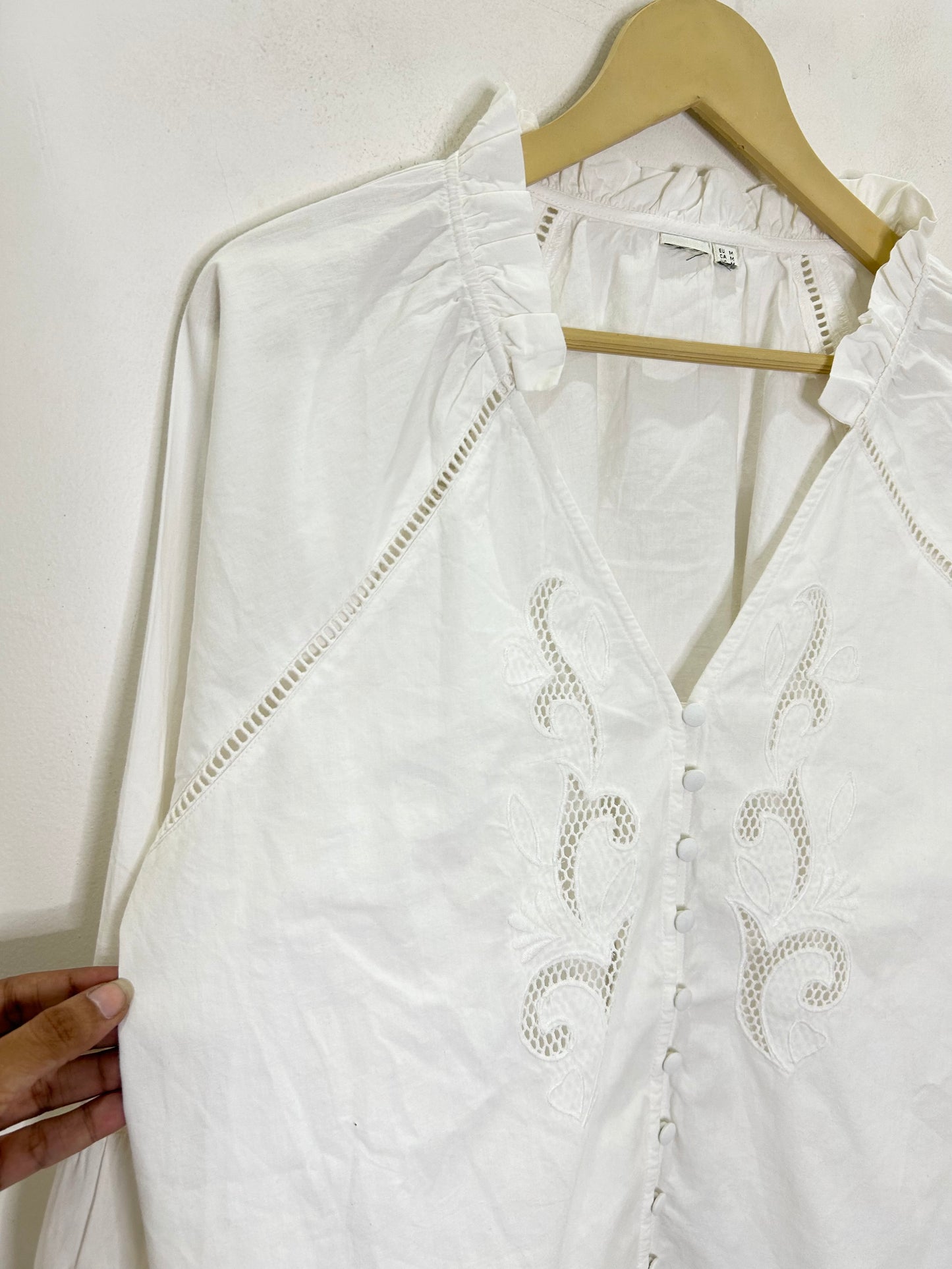 White Cotton Blouse