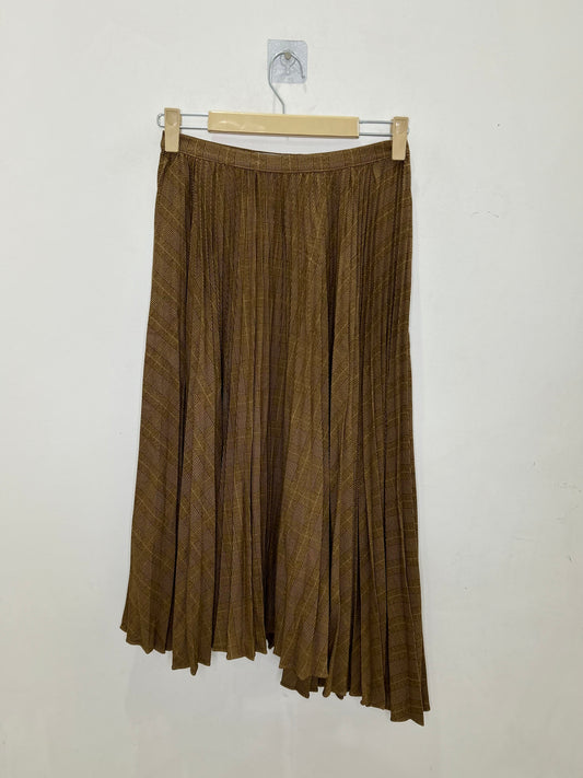 Hi-Low Brown Skirt