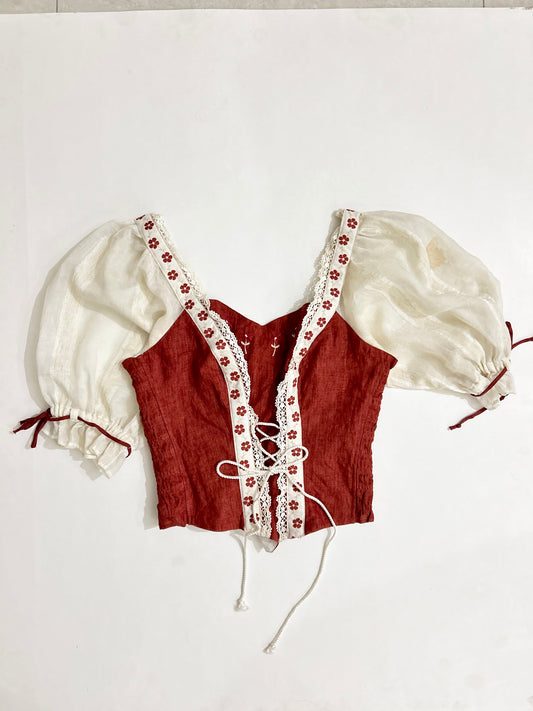 Vintage Corset Top
