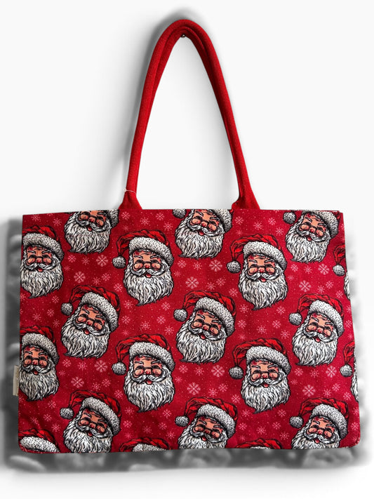 Christmas Santa Tote Bag