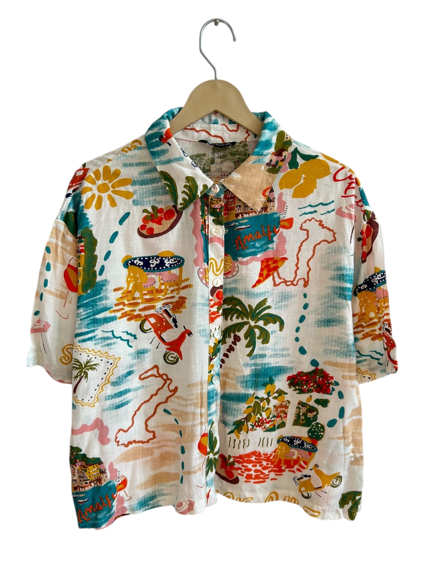Beach Print Shirt