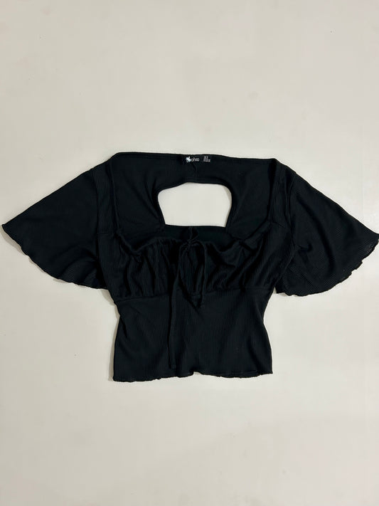 Black Solid Top