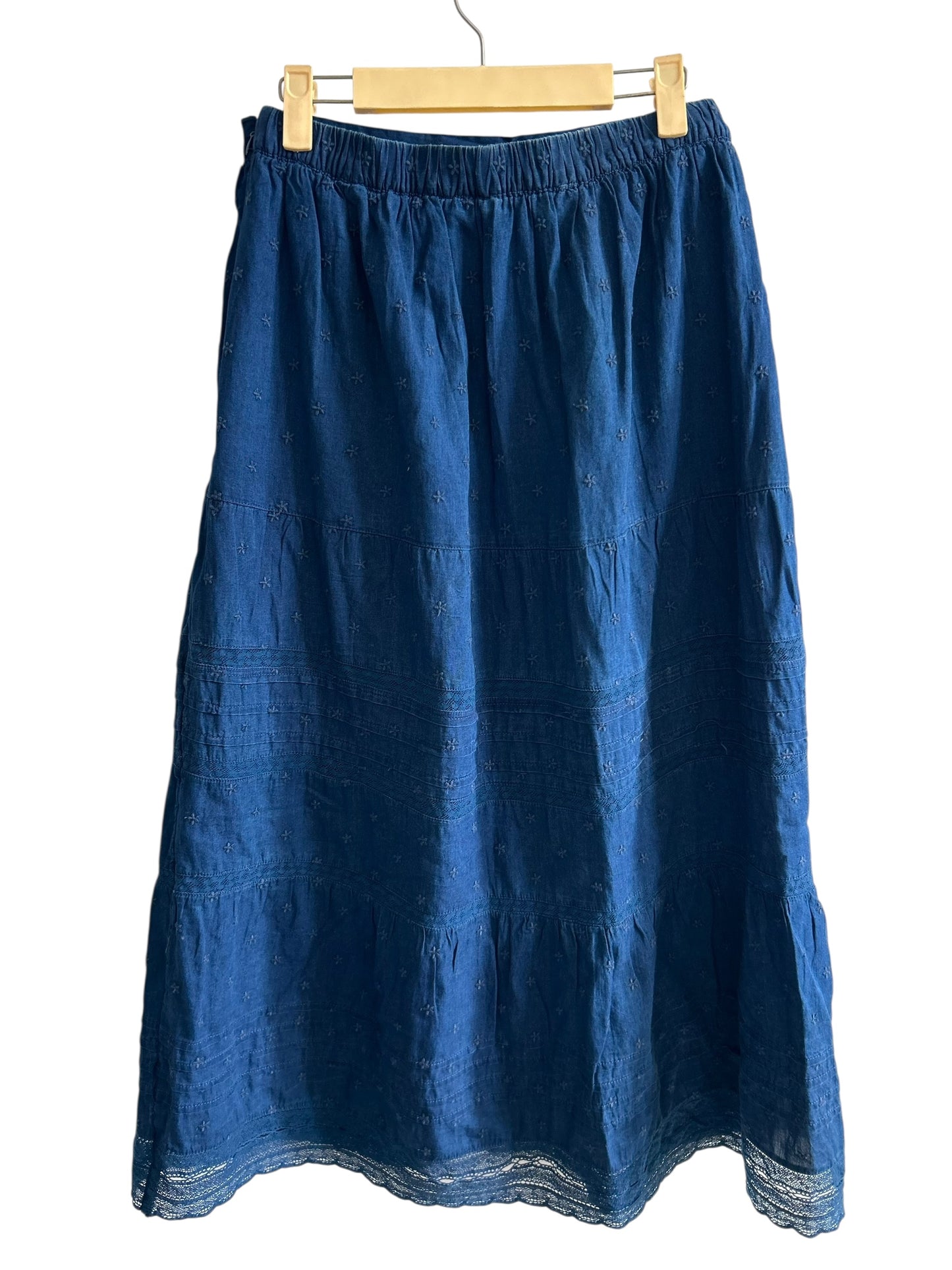 Cotton Denim Skirt