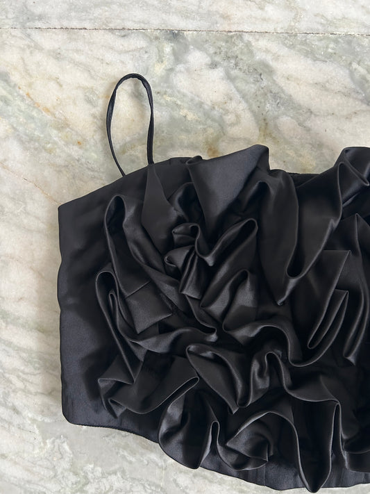 Black Textured ZARA Top: 40”