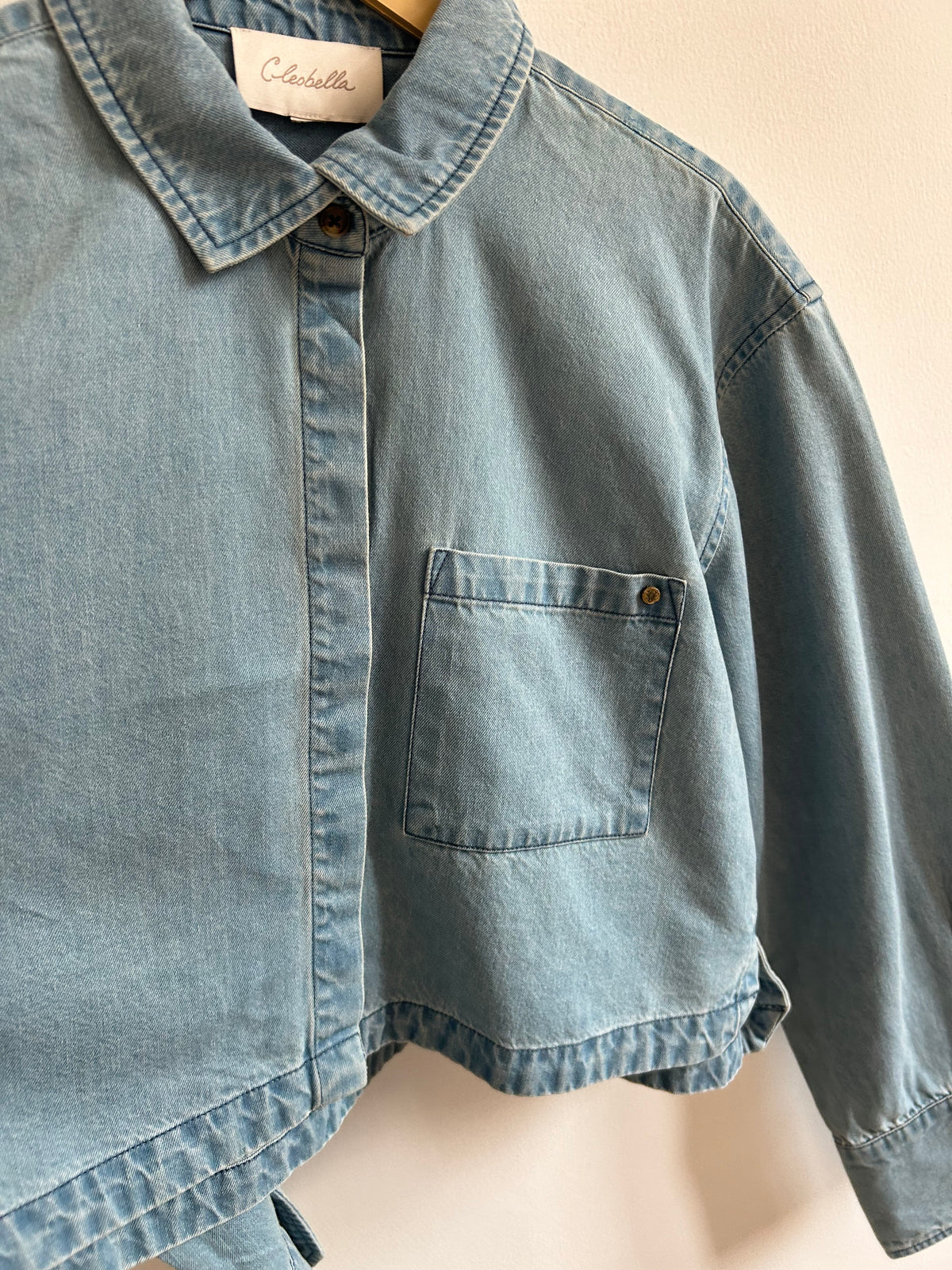 Denim Shirt: 44”