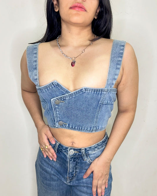 Denim Crop Top