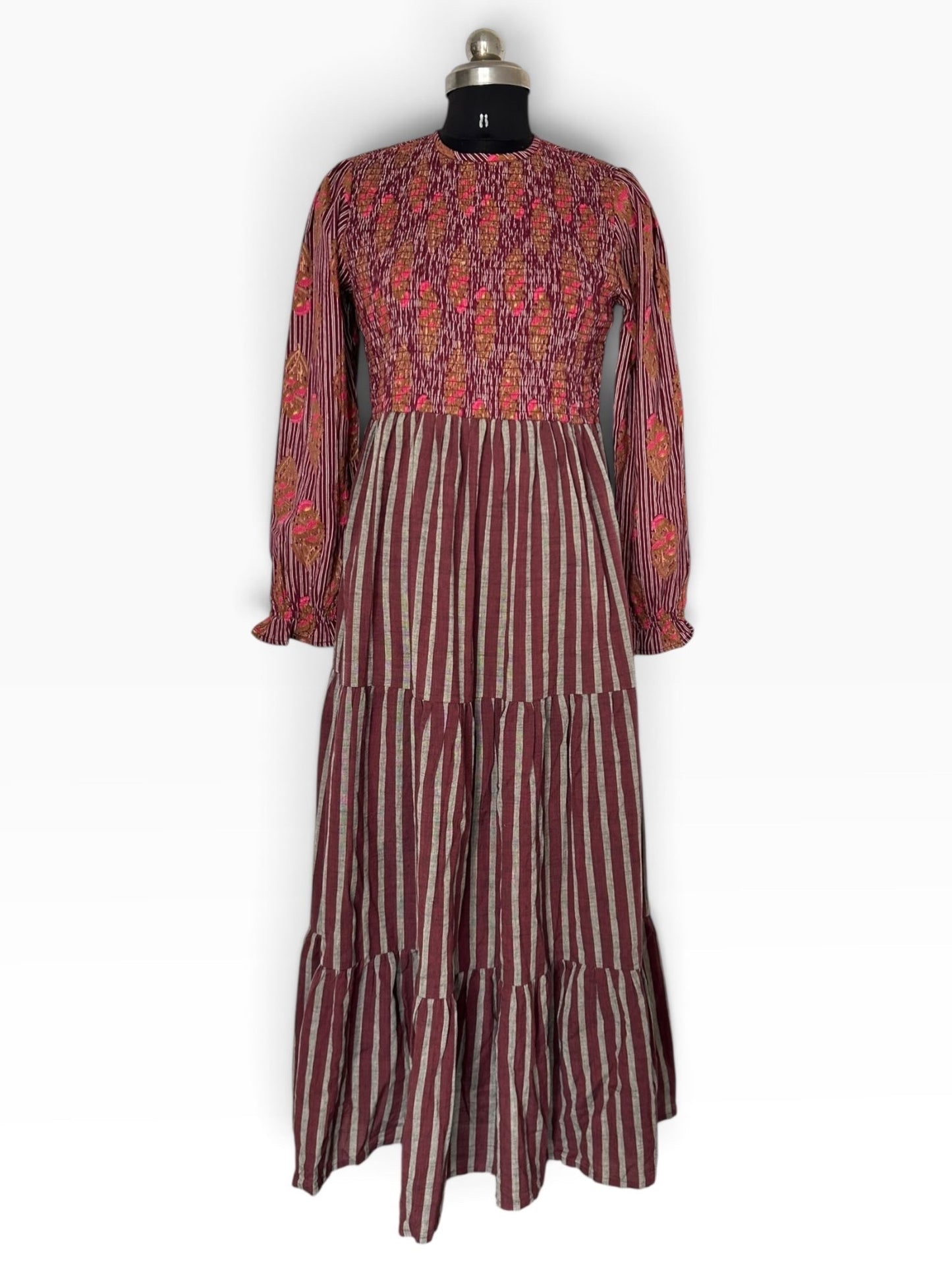 Floral Striped Dress