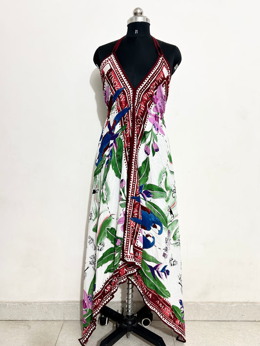Tropical Handkerchief Dress