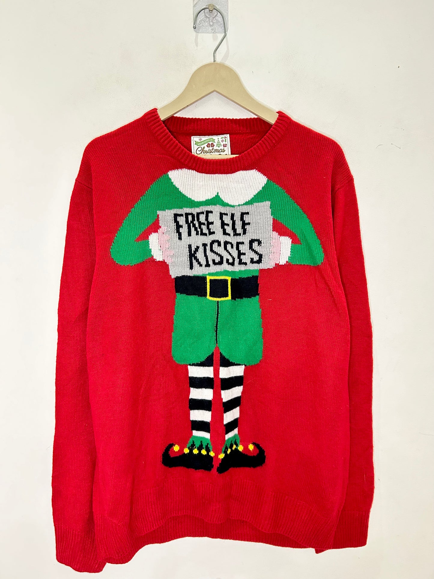 Free Elf Kisses Sweater