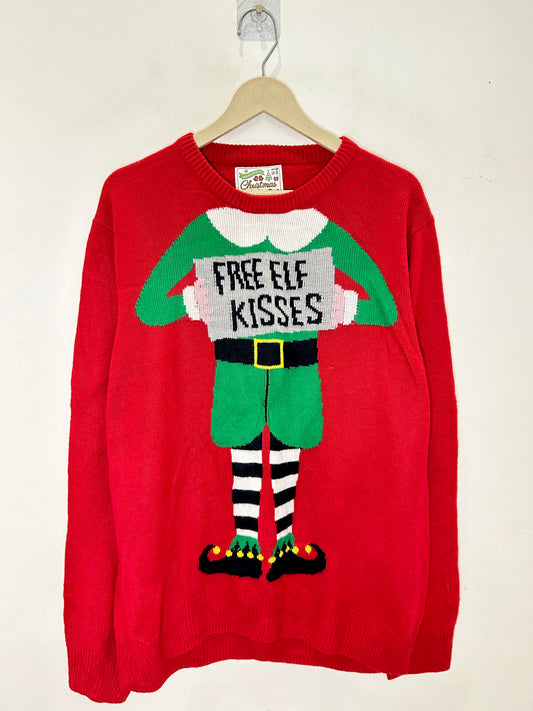 Free Elf Kisses Sweater
