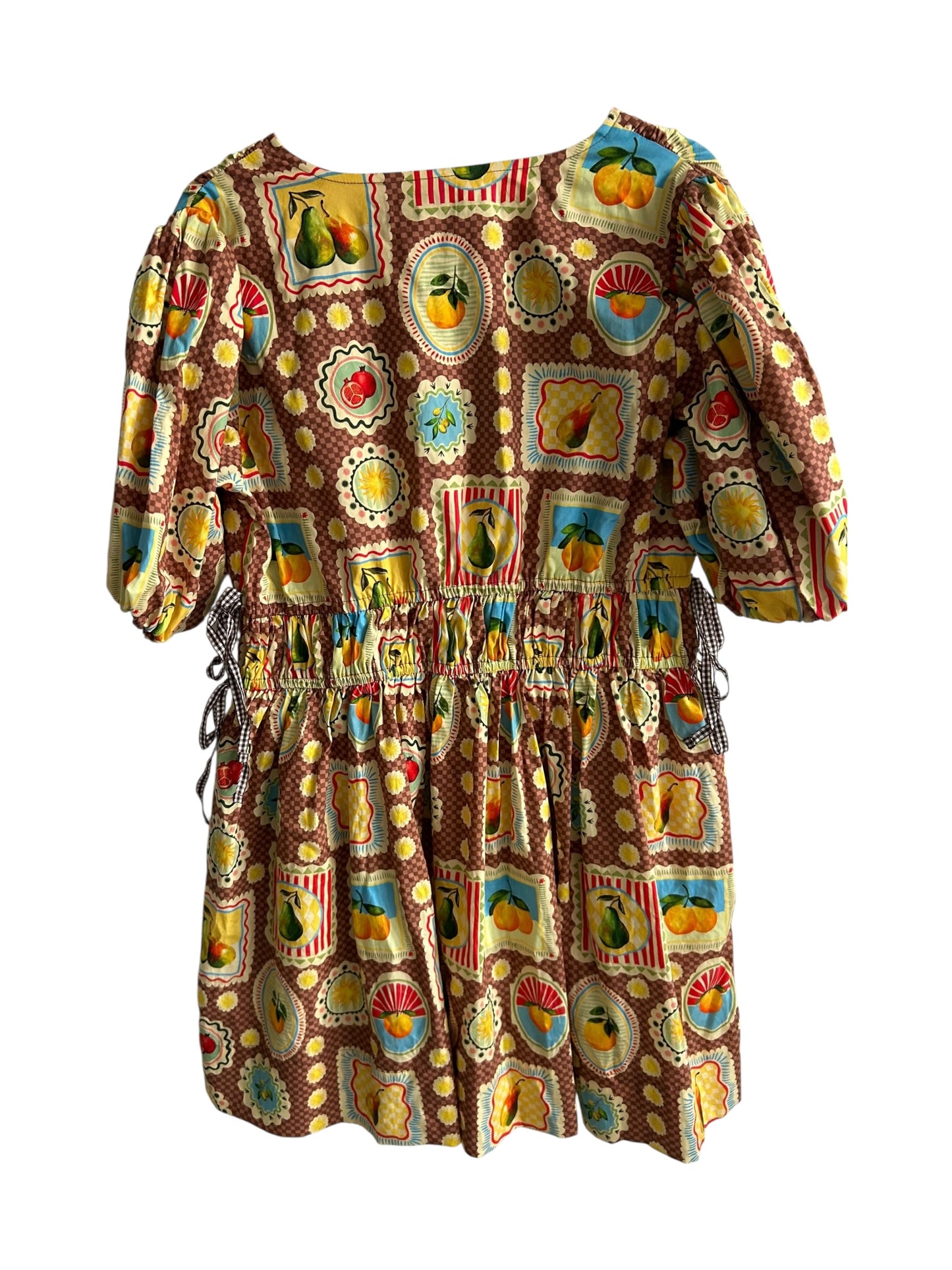 Postcard Print Dress