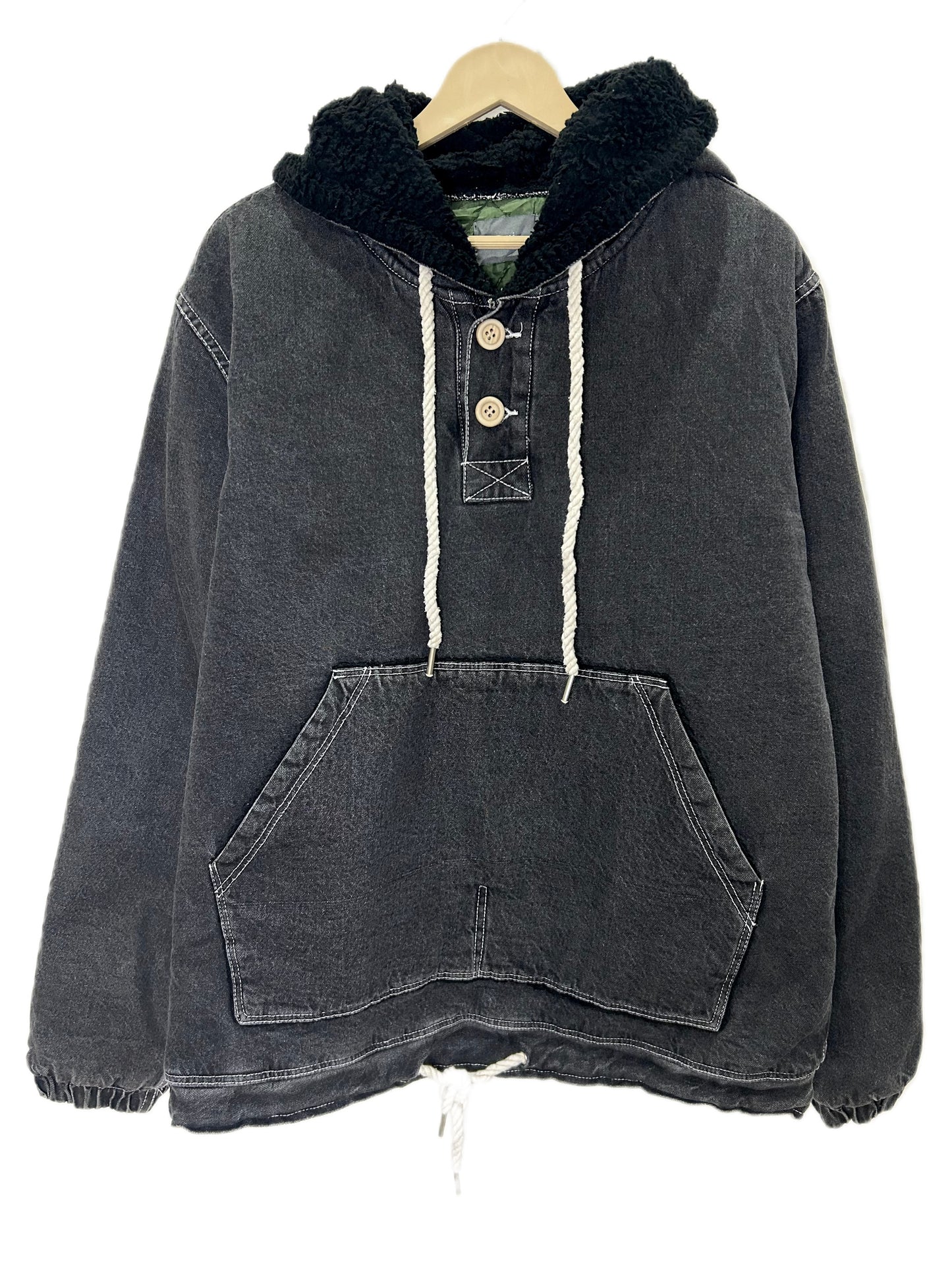 Vintage Denim Hoodie