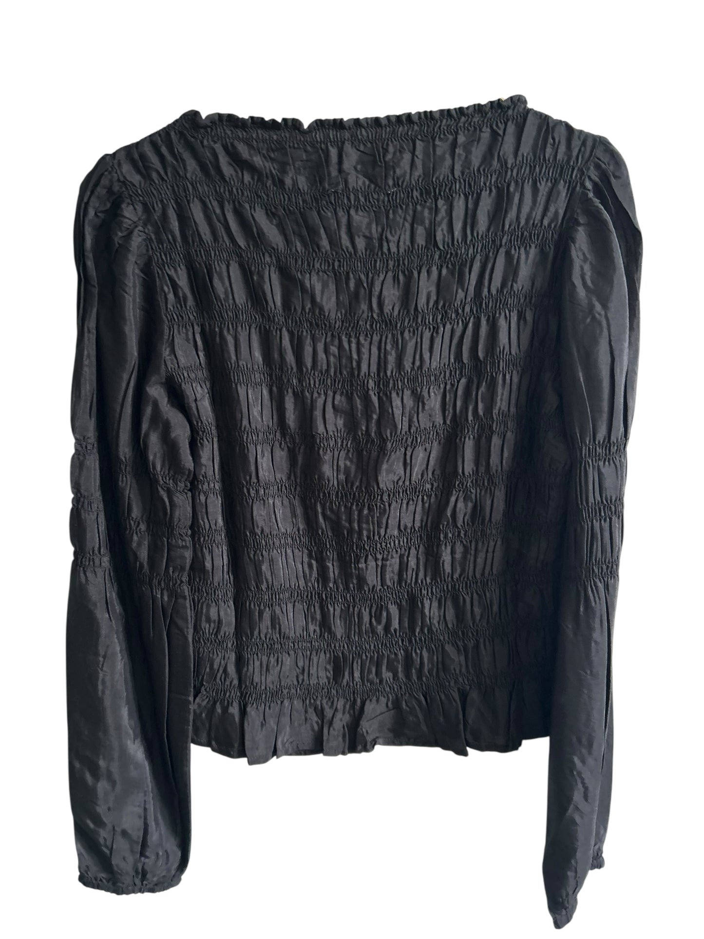 Black Ruched Top