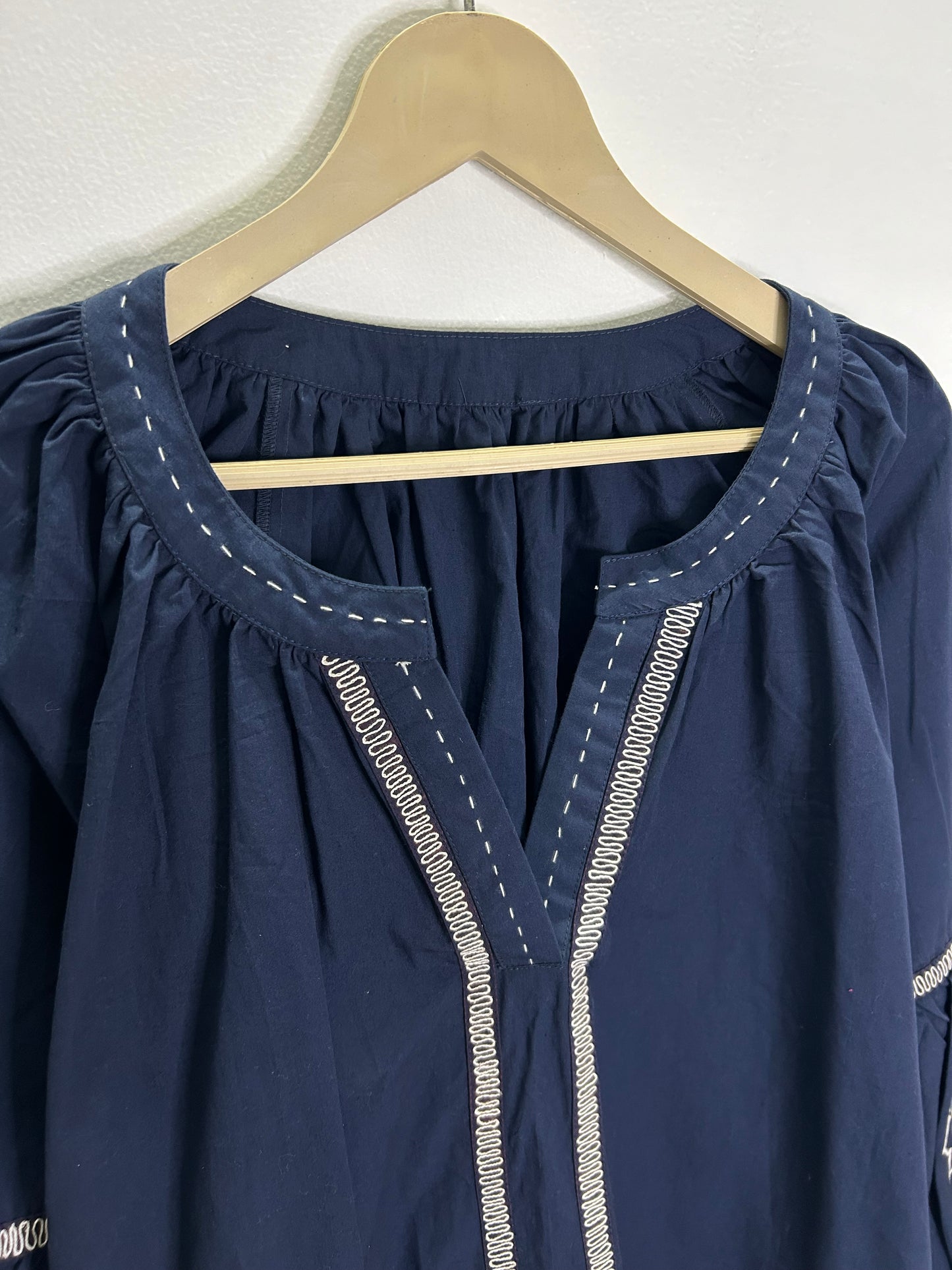 Cotton Embroidered Tunic Top