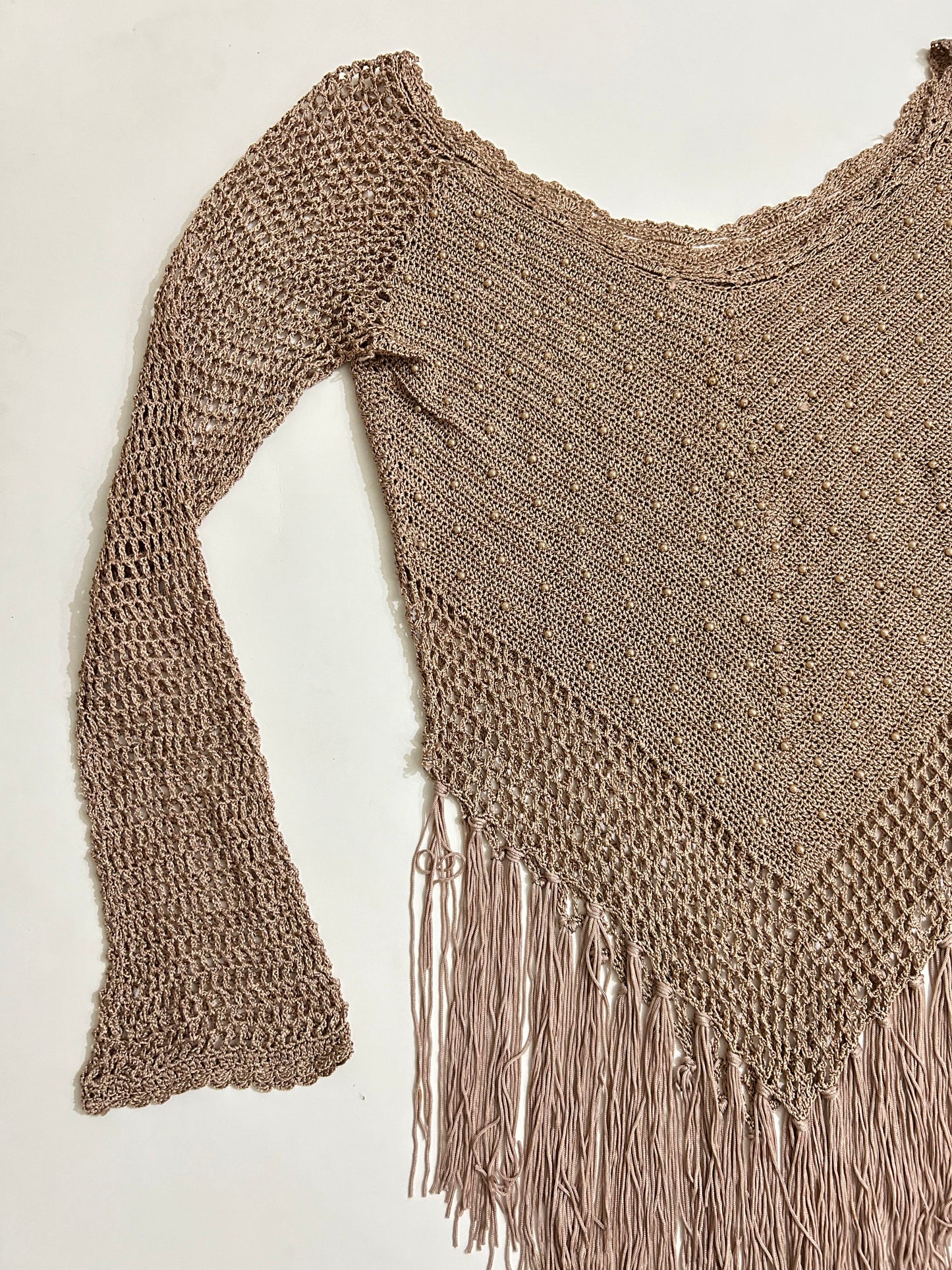 Beaded Fringe Top