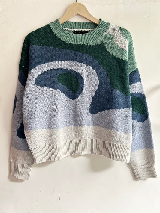 Abstract Pattern Sweater
