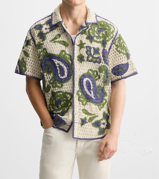 Zara Crochet Shirt