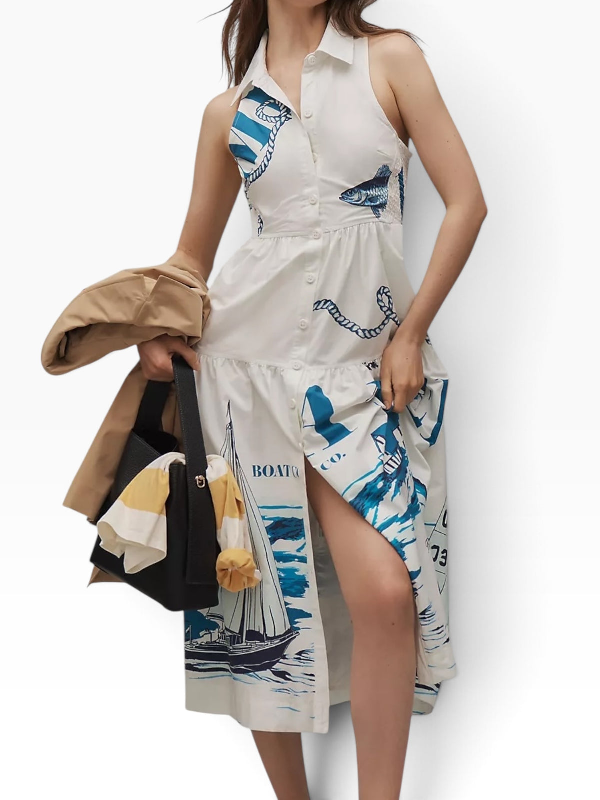 Cotton Sailor Dress: 40”