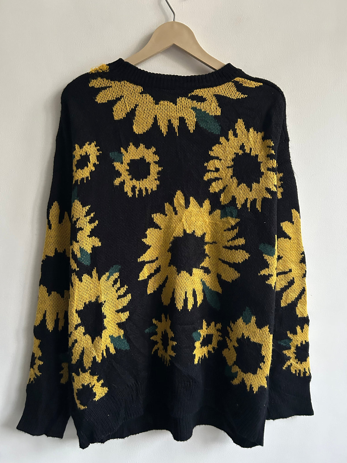 Black Sunflower Sweater
