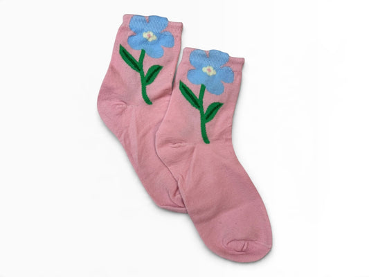 Tulip Pink Socks