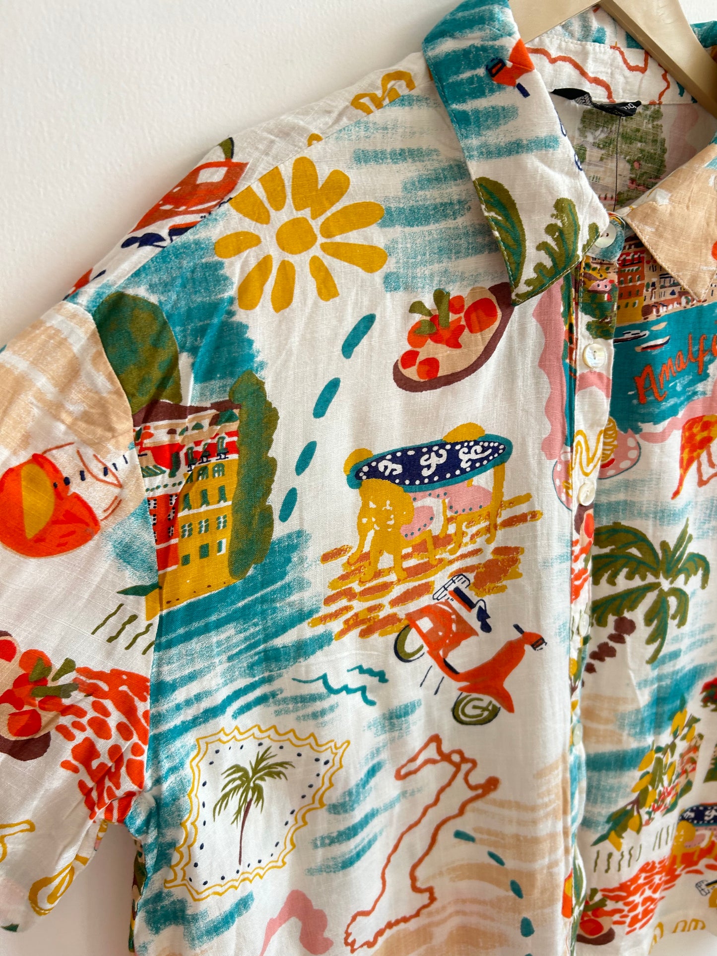 Beach Print Shirt
