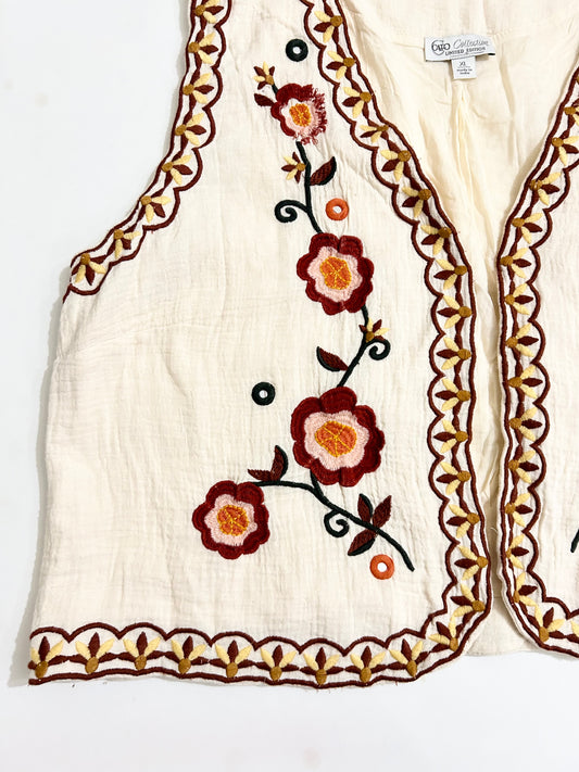 Embroidered Vest