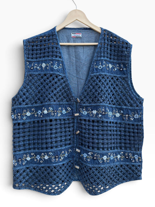 Denim Vest: 48”