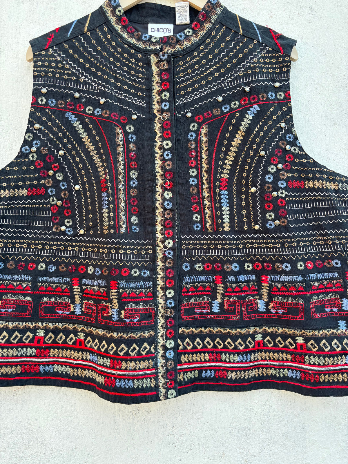 Embroidered Vest: 44”