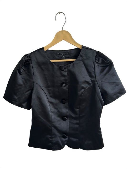 Black Satin Top