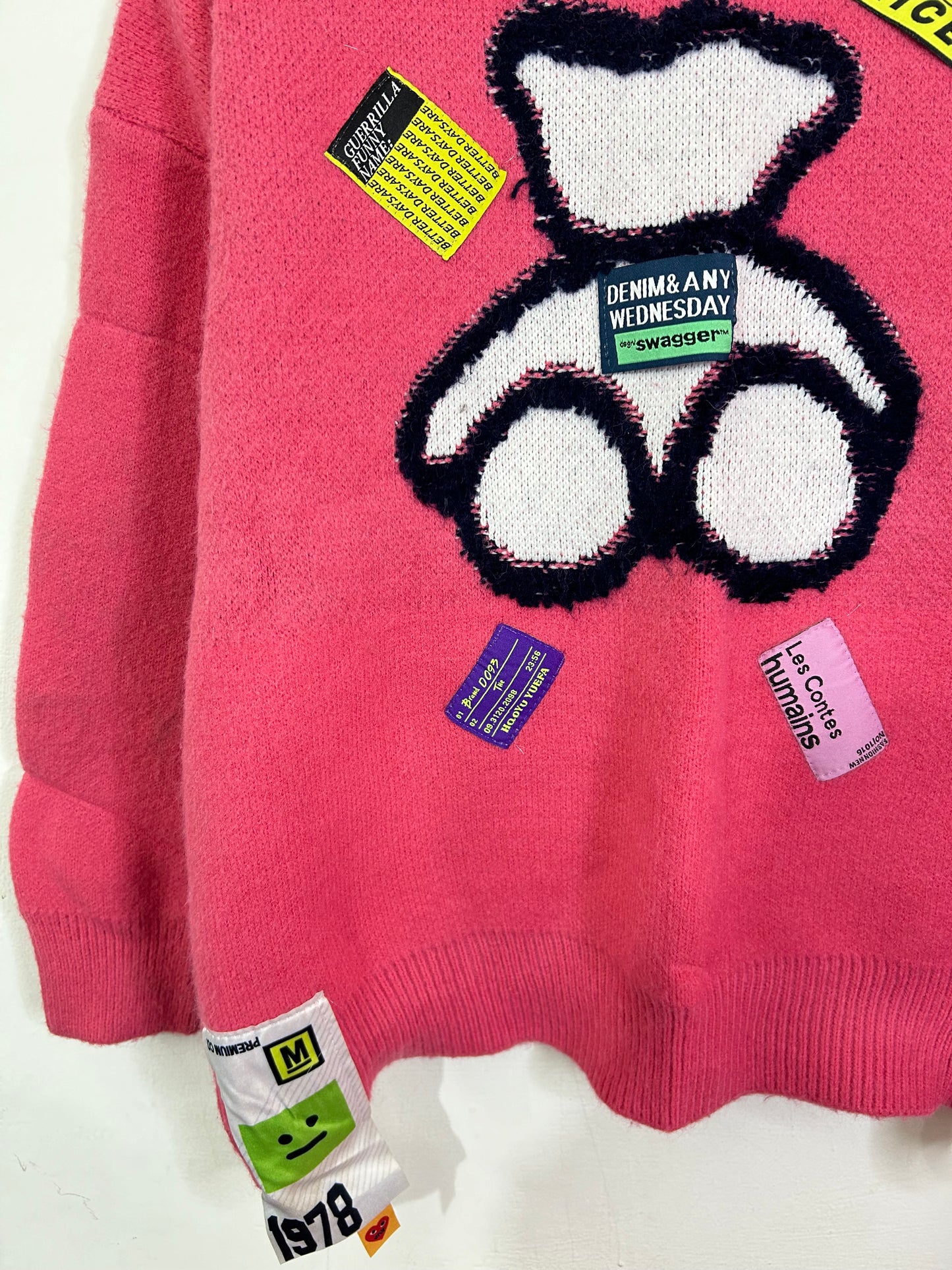Teddy Pink Sweater