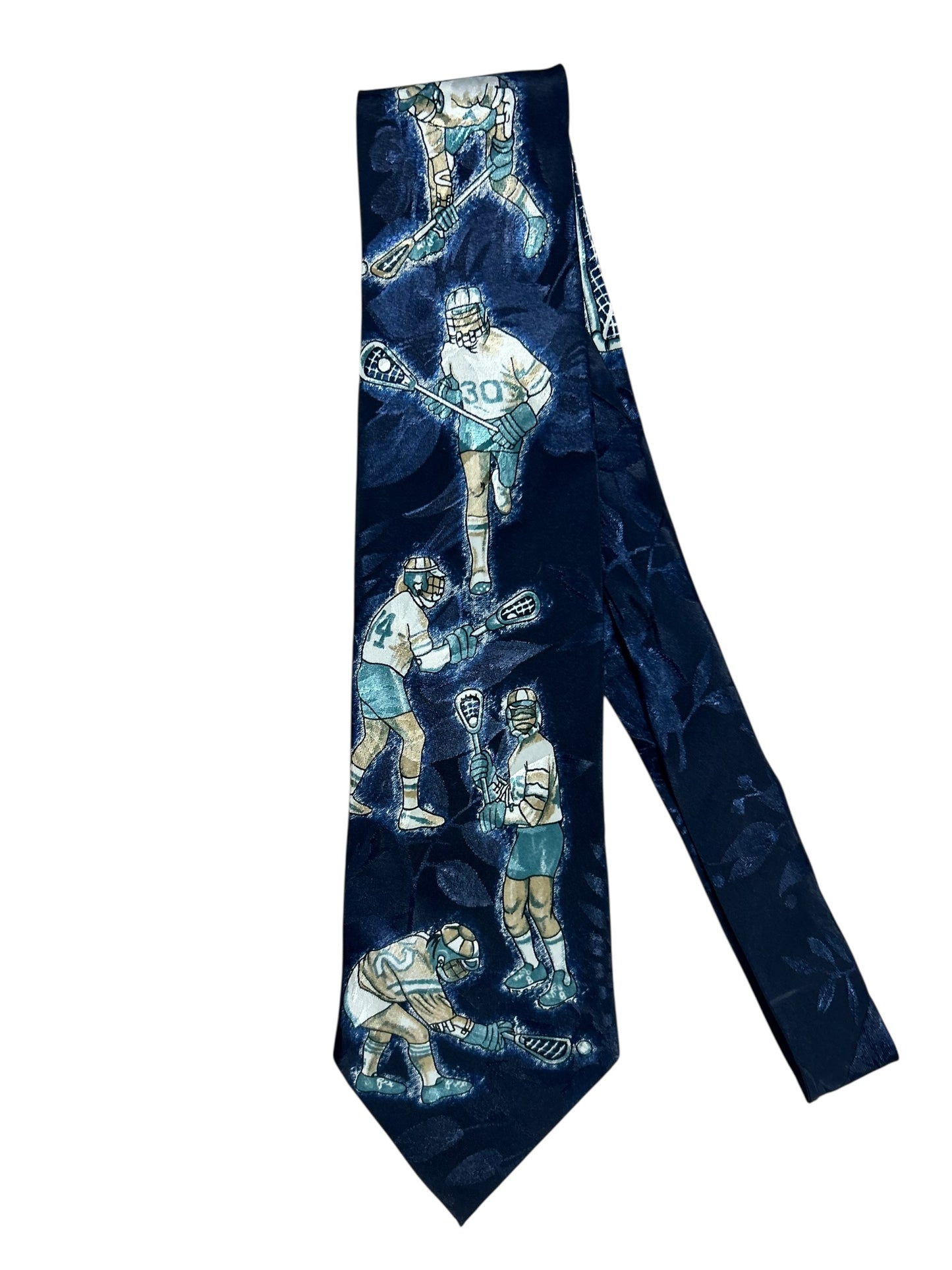 Vintage lacrosse sporty Tie #1