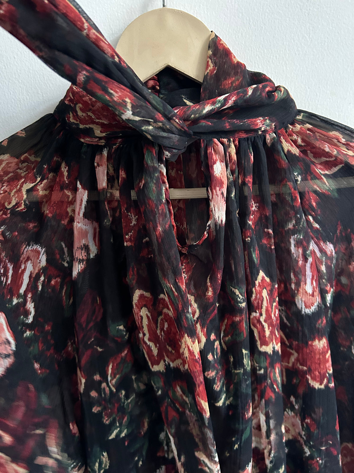 Floral Scarf Top