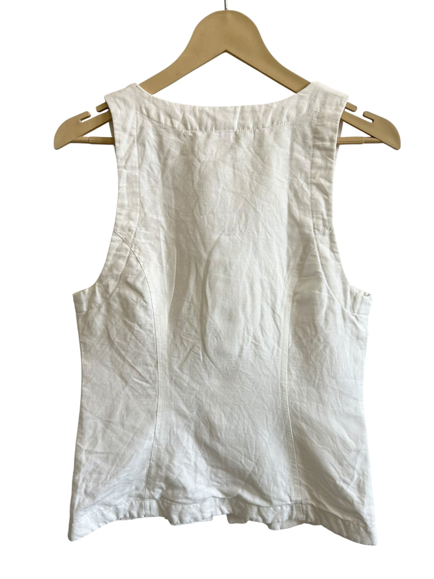 White Cotton Vest