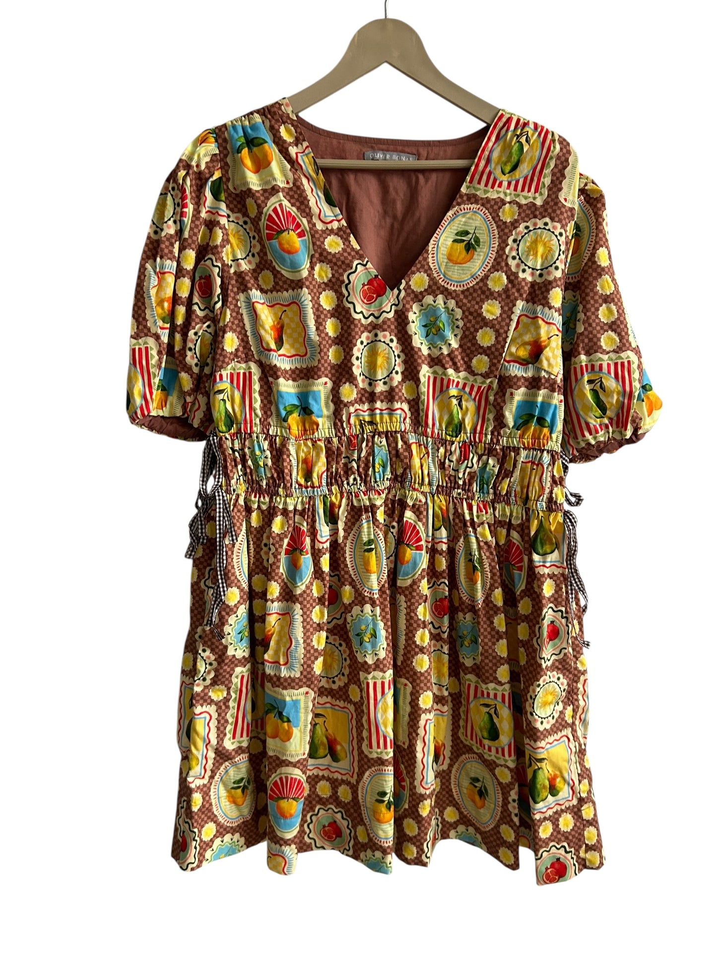 Postcard Print Dress