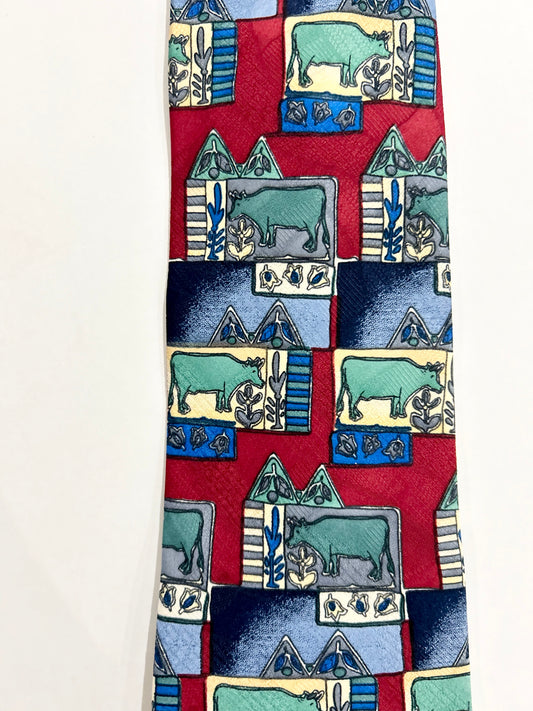 Cow Farm Tie