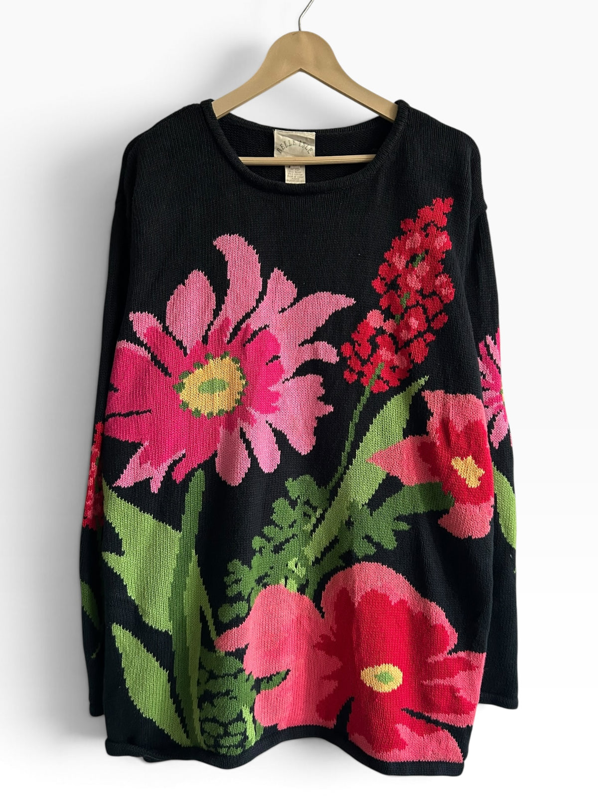 Vintage Daisy Knit Sweater
