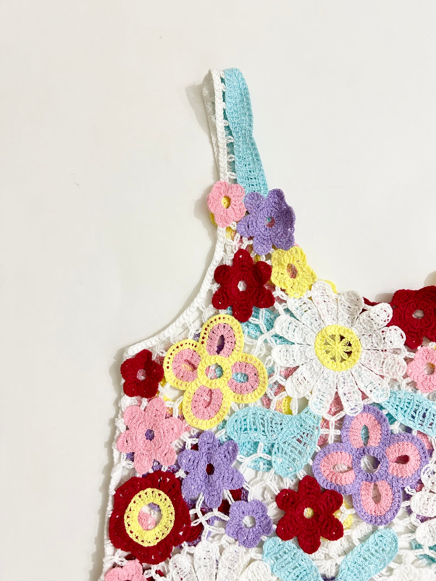 Floral Crochet Tank Top
