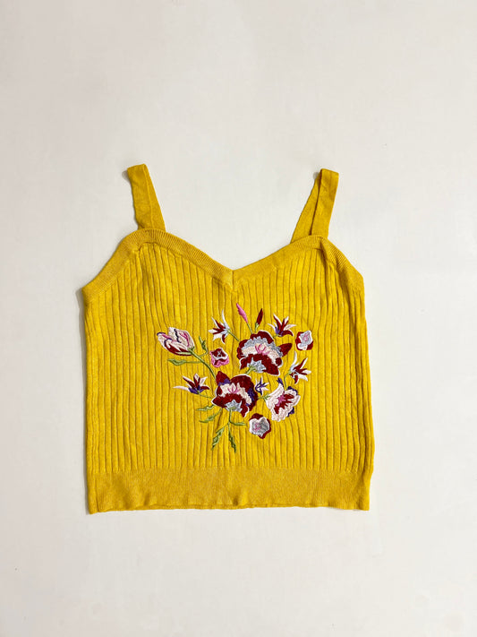 Yellow Floral Top