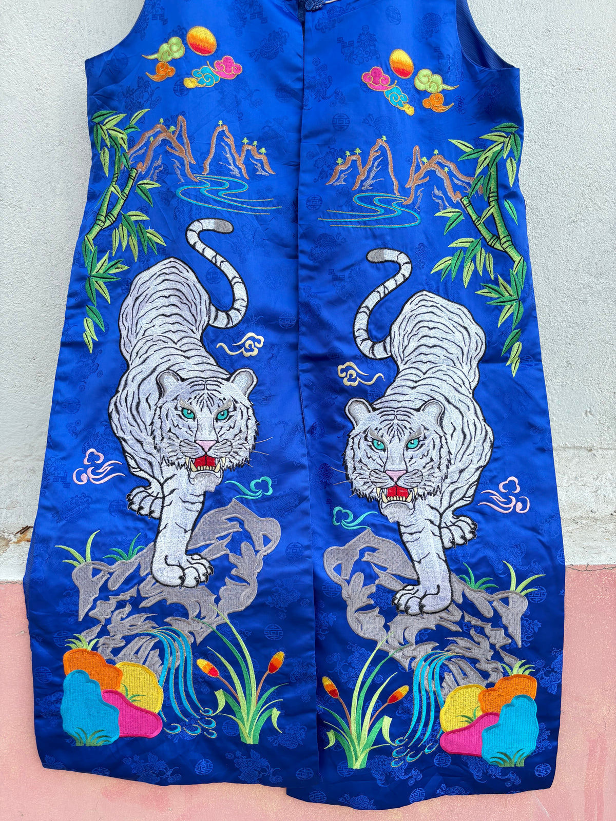 Tiger Cheongsam Jacket: 44”
